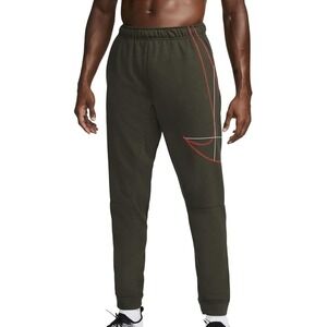 Nike dri-fit mens club fleece tapered Jogging Pants Green Medium